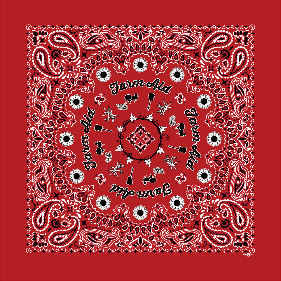Farm Aid Organic Cotton Bandana