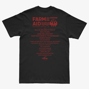 Farm Aid 2024 Guitar & Amp Tee – Black