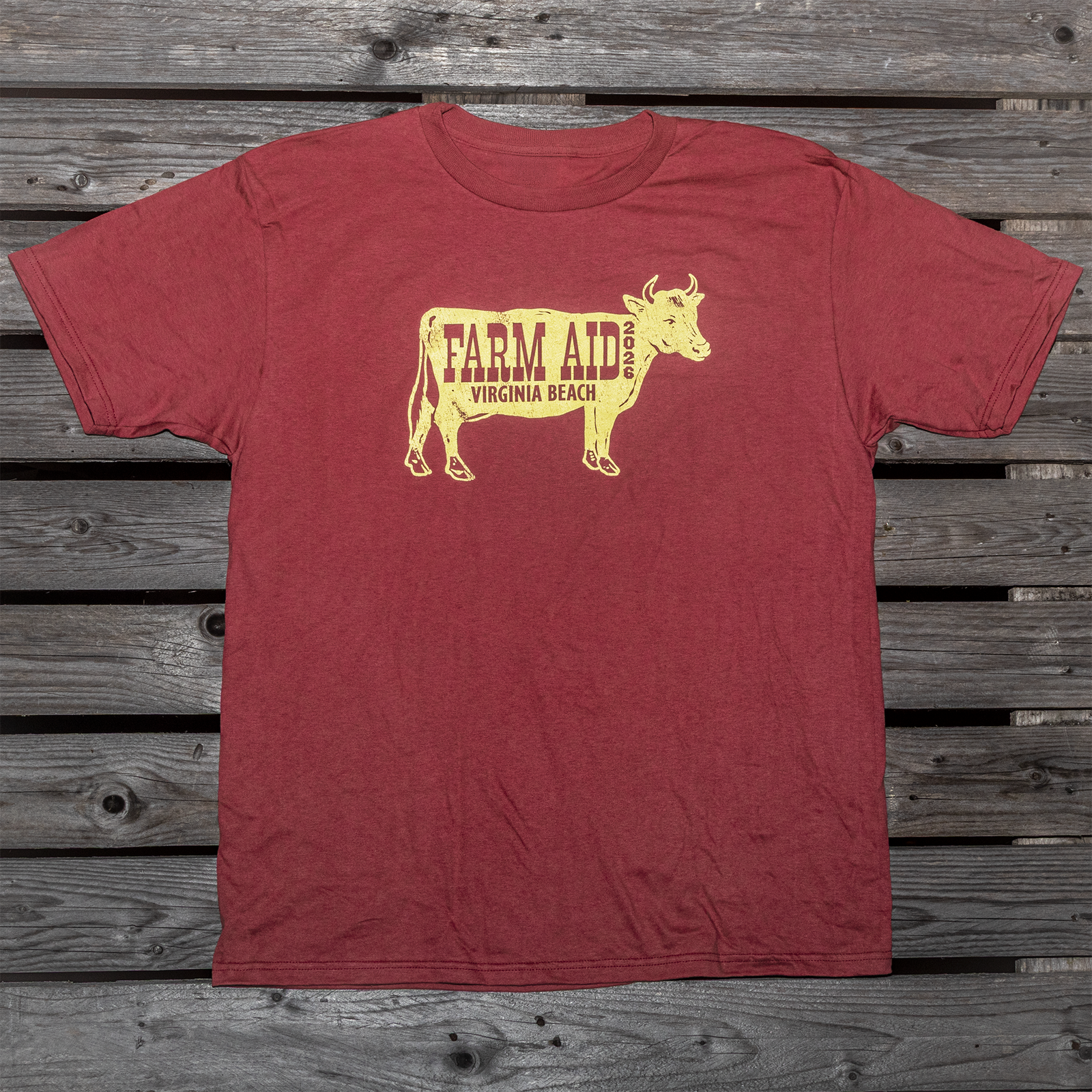 Farm Aid 2026 Cow Organic Tee