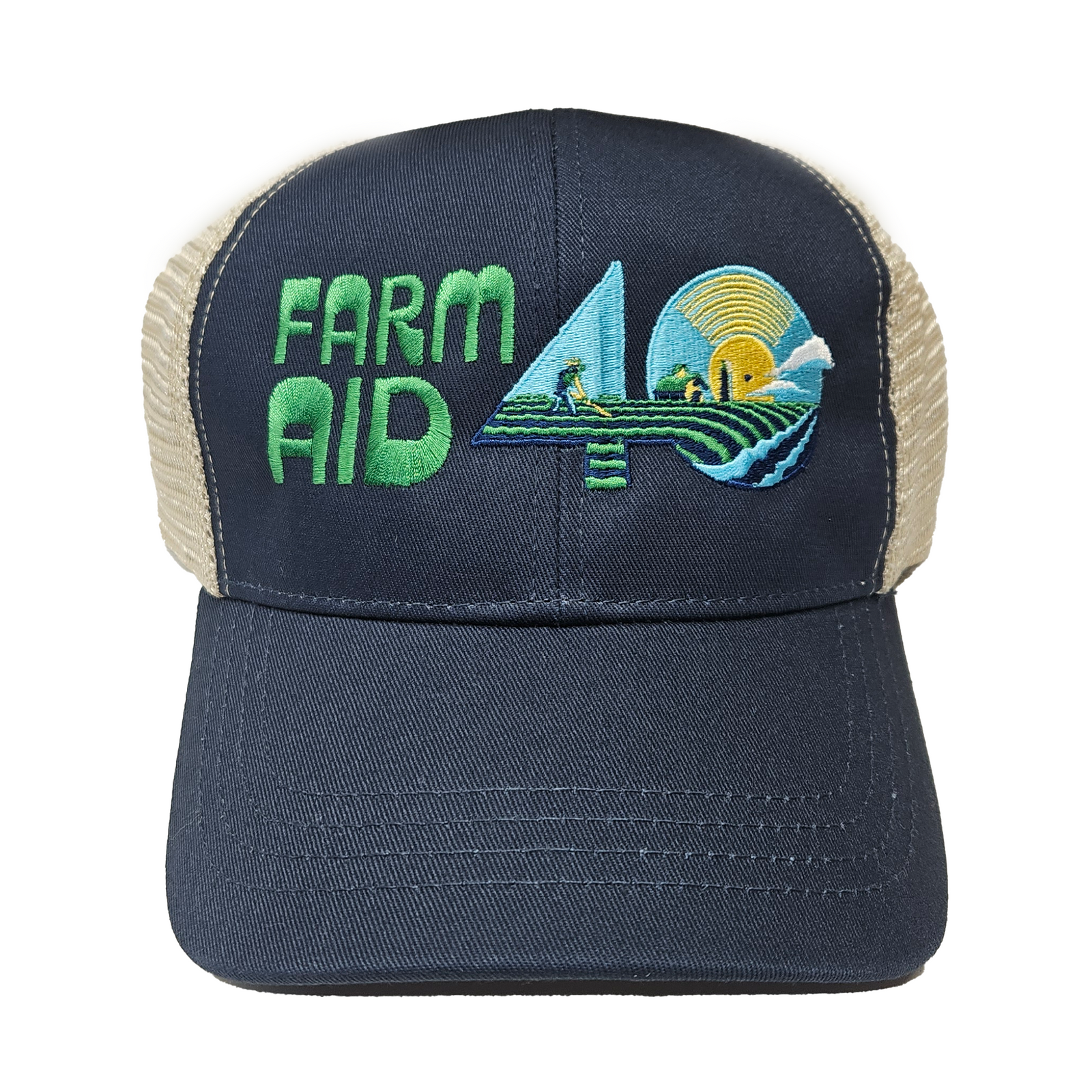 Farm Aid 40 Festival Logo Trucker Hat
