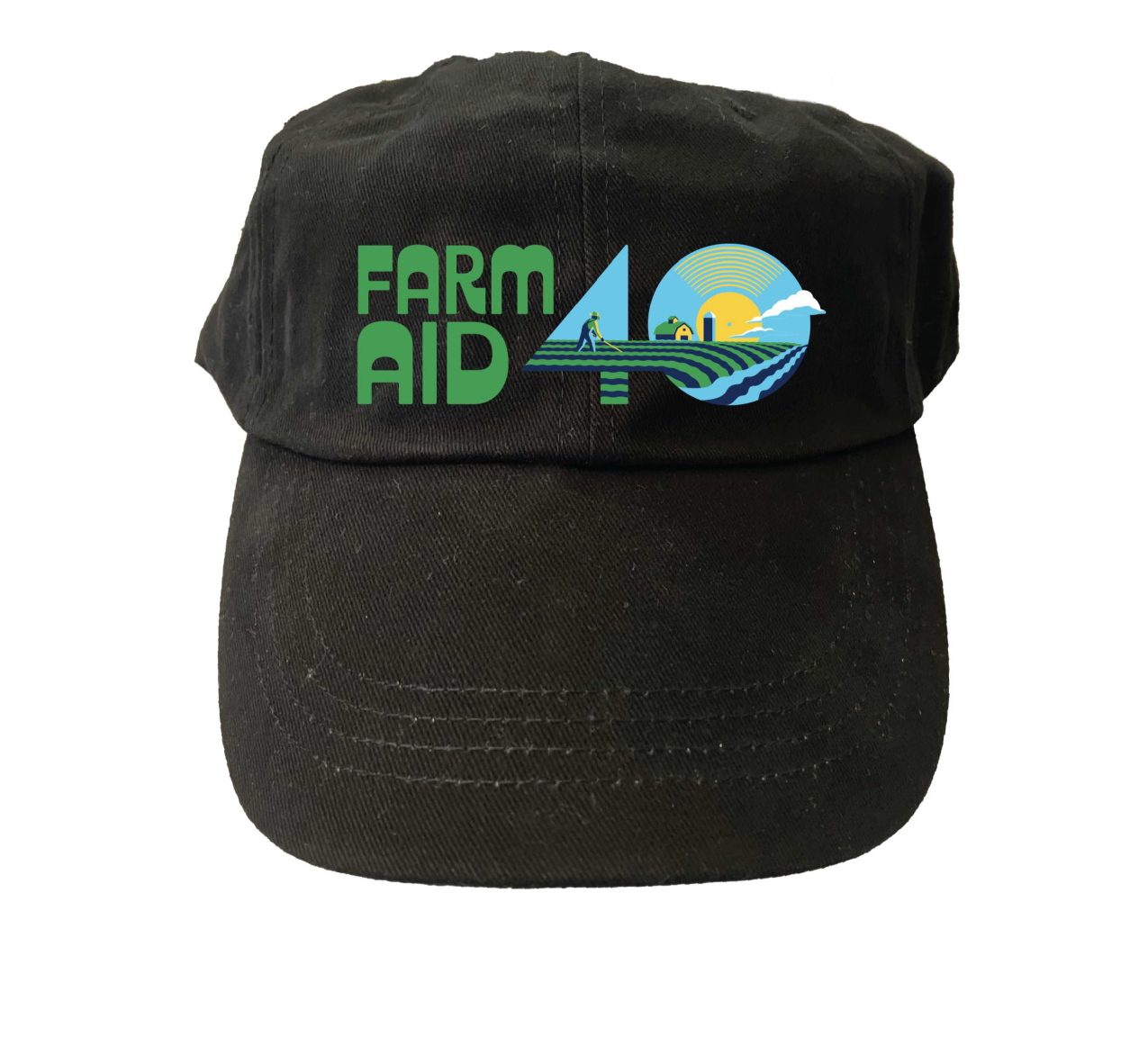 Farm Aid 40 Festival Logo Organic Baseball Hat