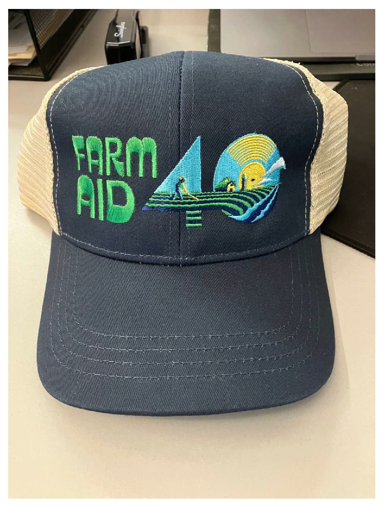 Farm Aid 40 Festival Logo Trucker Hat