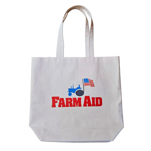 "Farms Not Factories" Tote from Shepard Fairey