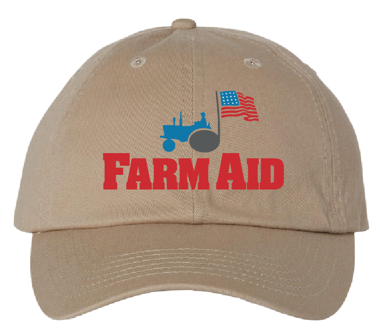 Farm Aid Tractor Logo Baseball Hat