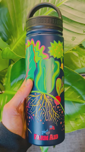 Farm Aid Roots Water Bottle