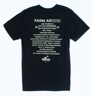 Farm Aid 2019 Black Guitar Tee (Unisex)